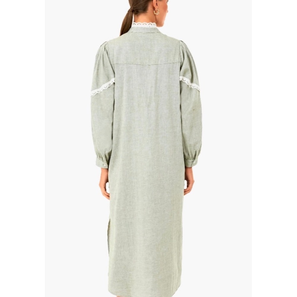 Tuckernuck Pomander Place Laurel Jolene Green Midi Dress (MSRP: $198) Medium - Picture 3 of 7